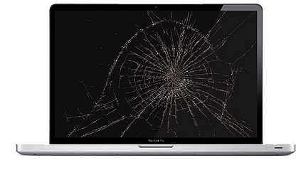 macbook pro broken screen